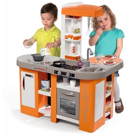Кухня интерактивная Tefal Studio со звуковым эффектом Smoby Toys оранжевая - Фото №2