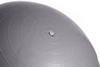 Мяч для фитнеса (фитбол) полумассажный с насосом 65 см PowerPlay 4003 серый - Фото №4