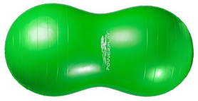 Мяч для фитнеса (фитбол) орех с насосом 100х50 см PowerPlay 4004 зеленый - Фото №2
