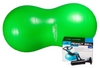 М'яч для фітнесу (фітбол) горіх з насосом 100х50 см PowerPlay 4004 зелений