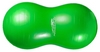 М'яч для фітнесу (фітбол) горіх з насосом 100х50 см PowerPlay 4004 зелений - Фото №2