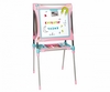 Мольберт большой двухсторонний металлический Pink Smoby Toys