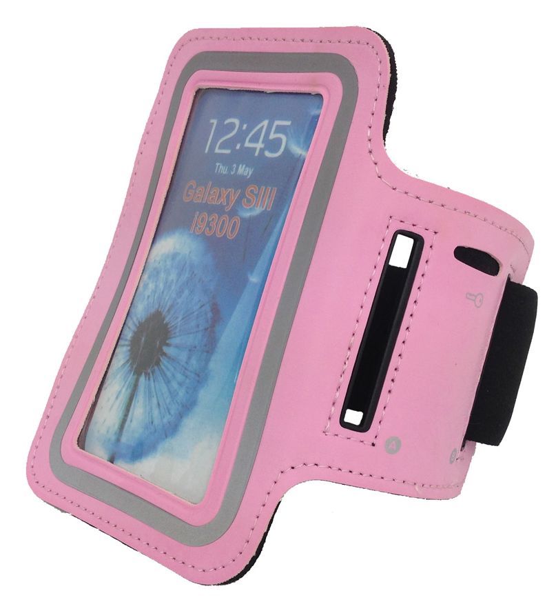 

Чехол для телефона наручный Tunturi Telephone Armband, розовый