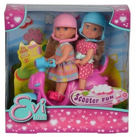 Куклы Еви Simba Toys "Веселое путешествие на скутере" 573 0485