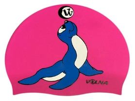 Шапочка для плавания детская Volna Ocean JR Cap pink - Фото №4