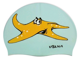 Шапочка для плавания детская Volna Ocean JR Cap blue