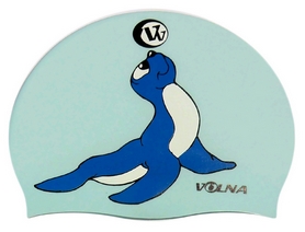 Шапочка для плавания детская Volna Ocean JR Cap blue - Фото №2
