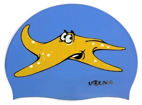 Шапочка для плавания детская Volna Ocean JR Cap blue - Фото №5