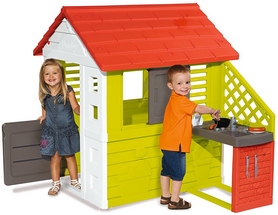 Домик игровый Smoby Toys "Дачный" с летней кухней 810702 - Фото №4
