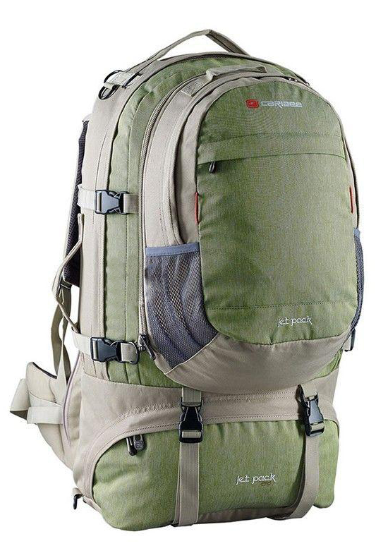 

Рюкзак туристический Caribee Jet pack Storm серый, 65 л