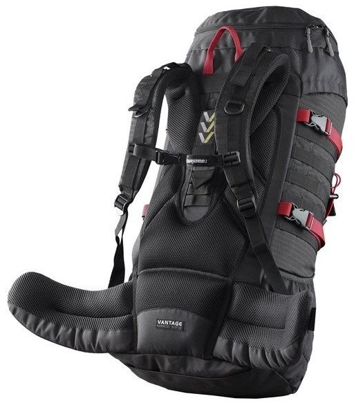 

Рюкзак туристический Caribee Pulse Black, 65 л, Черный