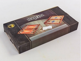 Набор настольных игр 2 в 1 деревянный (нарды, шахматы) BAKU XLY730-B, 33 x 34 см - Фото №4