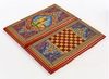Набор настольных игр 2 в 1 деревянный (нарды, шахматы) BAKU XLY730-B, 33 x 34 см - Фото №6