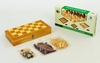 Набор настольных игр 3 в 1 деревянный с магнитом (шахматы, шашки, нарды) W3517, 35 x 35 см