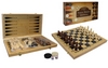 Набор настольных игр 3 в 1 деревянный с магнитом (шахматы, шашки, нарды) W3517, 35 x 35 см - Фото №5