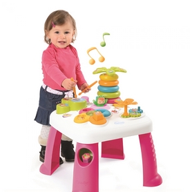 Стол детский игровой Cotoons "Цветочек" со звуковыми и световыми эффектами Smoby Toys (розовый) - Фото №2