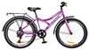 Велосипед подростковый горный Discovery Flint 14G Vbr с багажником 2018 - 24",  рама - 14", фиолетово-белый (OPS-DIS-24-098)