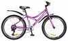 Велосипед подростковый горный Discovery Flint 14G Vbr с крылом 2018 - 24",  рама - 14", фиолетовый (OPS-DIS-24-087)