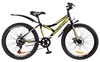 Велосипед подростковый горный Discovery 14G Vbr с крылом 2018 - 24",  рама - 14", черно-желный (OPS-DIS-24-086)