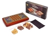 Набор настольных игр 2 в 1 деревянный (нарды, шахматы) BAKU XLY730-B, 33 x 34 см