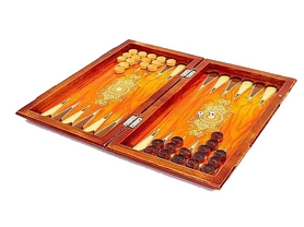 Набор настольных игр 2 в 1 деревянный (нарды, шахматы) BAKU XLY740-B, 42 x 46 см - Фото №3