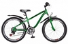 Велосипед подростковый горный Discovery Flint AM 14G DD St с крылом Pl 2018 - 24", рама - 13", зеленый (OPS-DIS-24-091)