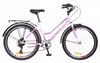Велосипед городской Discovery Prestige Woman с крылом Pl 2018 - 26", рама - 17", бело-фиолетовый (OPS-DIS-26-140)
