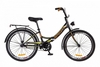 Велосипед подростковый Formula Smart 14G Vbr St с багажником и фонарём 2018 - 24", рама - 15", черно-оранжевый (OPS-FR-24-112)