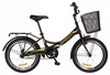 Велосипед подростковый Formula Smart 14G St с багажником и корзиной 2018 - 20", рама - 13", черно-оранжевый (OPS-FR-20-031)