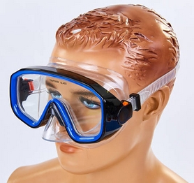 Набор для плавания ZLT (маска + трубка) синий - Фото №9