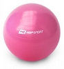 М'яч для фітнесу (фітбол) з насосом Hop-Sport рожевий, 65 см