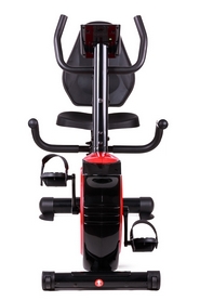 Велотренажер горизонтальний Hop-Sport HS-67R Axum black / red - Фото №3