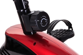 Велотренажер горизонтальный Hop-Sport HS-65R Veiron red/black - Фото №16