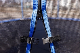 Батут с внутренней сеткой Hop-Sport 14ft синий, 427 см - Фото №2