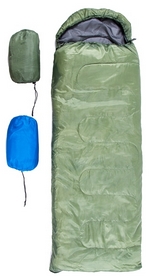 Мешок спальный (спальник) Green Camp S1004 - зеленый, (180 + 30) * 75 см - Фото №2