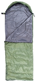 Мешок спальный (спальник) Green Camp S1004 - зеленый, (180 + 30) * 75 см - Фото №3