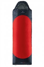 Мішок спальний (спальник) Ferrino Yukon Pro SQ червоно-чорний, лівий