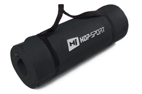 Мат для фітнесу Hop-Sport HS-4264 - чорний, 1,5 см - Фото №2
