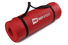 Мат для фітнесу Hop-Sport HS-4264 - червоний, 1,5 см - Фото №2