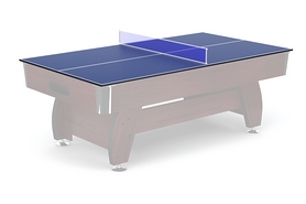 Накладка на бильярдный/теннисный стол Hop-Sport - вишневая, 9 футов