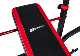 Скамья для жима Hop-Sport HS-1020 с тягой + набор Strong, 55 кг - Фото №6