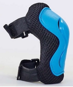 Захист для катання (наколінники, налокітники, рукавички) Kepai, блакитна - Фото №3