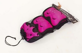 Захист для катання (наколінники, налокітники, рукавички) Kepai, рожева - Фото №6