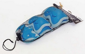 Защита для катания (наколенники, налокотники, перчатки) Kepai, бело-голубая - Фото №5