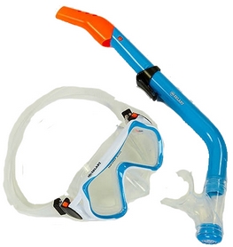 Набор для плавания детский ZLT M169-SN69-SIL (маска + трубка) - синий