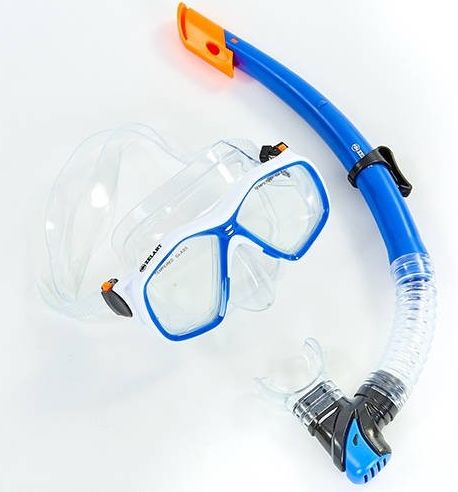 

Набор для плавания ZLT M276-SN120-PVC-BL (маска + трубка) - синий