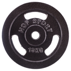 Диск сталевий Hop-Sport - 31 мм, 10 кг