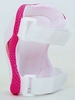 Защита для катания (наколенники, налокотники, перчатки) Kepai, бело-розовая - Фото №4