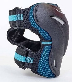 Защита для катания (наколенники, налокотники, перчатки) Kepai, синяя - Фото №3