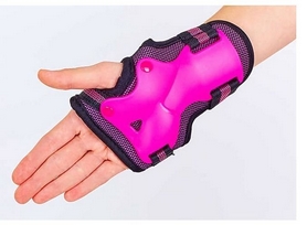 Защита детская для катания (наколенники, налокотники, перчатки) Kepai, розовая - Фото №6